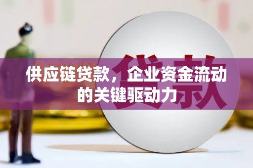 凉城供应链贷款，企业资金流动的关键驱动力