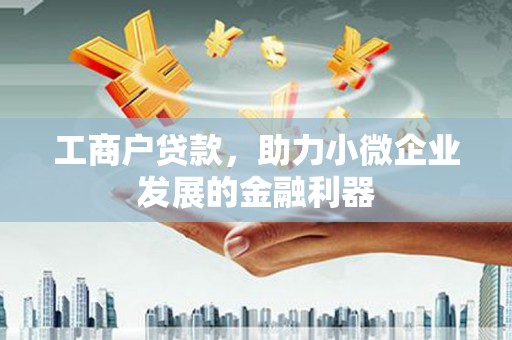 凉城工商户贷款，助力小微企业发展的金融利器