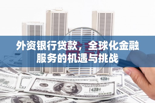 凉城外资银行贷款，全球化金融服务的机遇与挑战