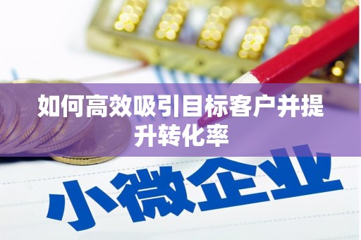 凉城如何高效吸引目标客户并提升转化率