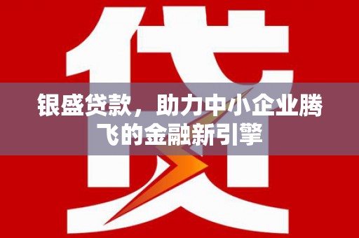 凉城银盛贷款，助力中小企业腾飞的金融新引擎