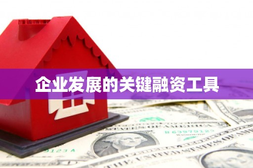 凉城企业发展的关键融资工具