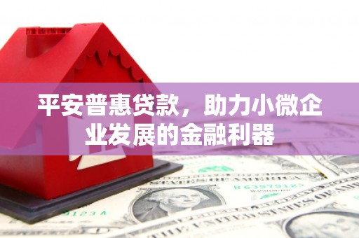 凉城平安普惠贷款，助力小微企业发展的金融利器