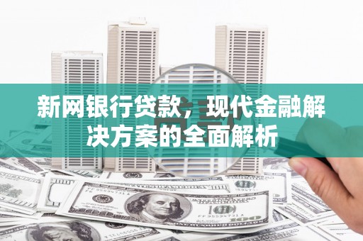 凉城新网银行贷款，现代金融解决方案的全面解析