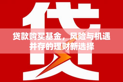 凉城贷款购买基金，风险与机遇并存的理财新选择
