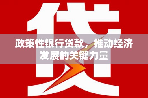 凉城政策性银行贷款，推动经济发展的关键力量