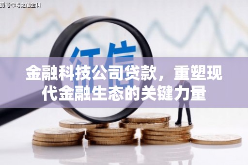 凉城金融科技公司贷款，重塑现代金融生态的关键力量