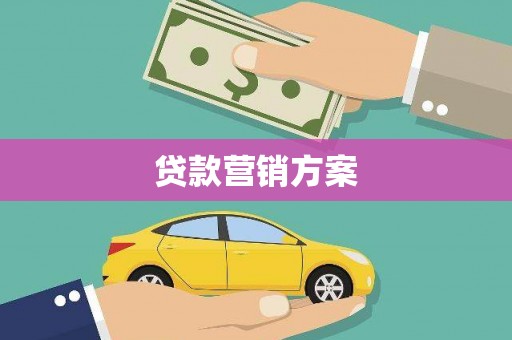 凉城贷款营销方案